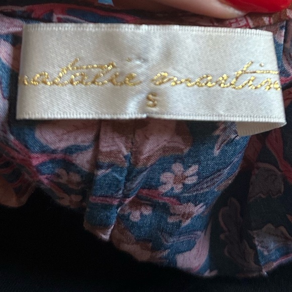 Natalie Martin Tova Dress Dahlia Indigo Floral Boho Midi Dress Size Small - Picture 8 of 10